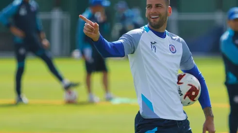 Méndez en su estancia en Cruz Azul.