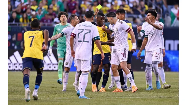 Los ánimos se calentaron al final del partido.