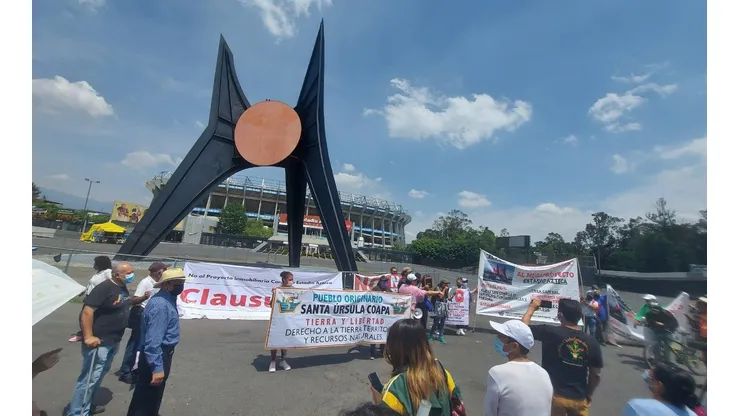 La manifestación fue a lo largo de este domingo.