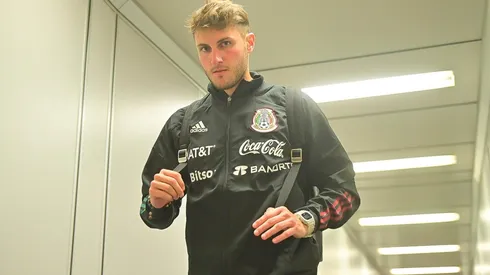 Santi llegando a Dallas hace unos días.