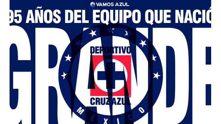 Cruz Azul festeja su aniversario 95 este 22 de mayo.