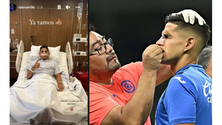 Compartió a través de su Instagram su estancia en el hospital.