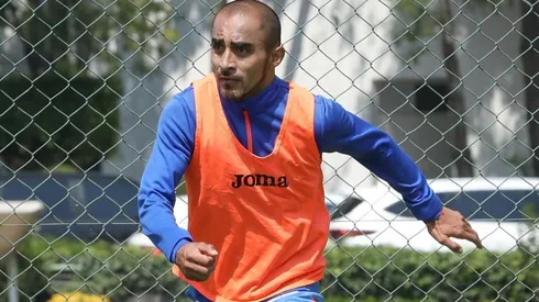 Rafa Baca en un entrenamiento con Cruz Azul.