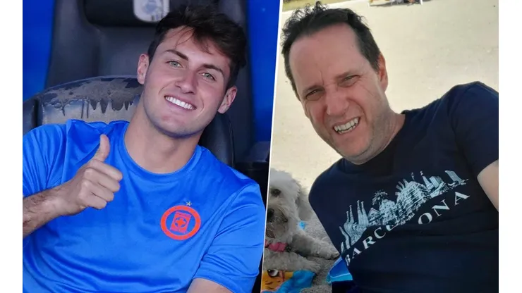 Paco Villa fue comparado con Santi Giménez en una foto de cuando era joven.