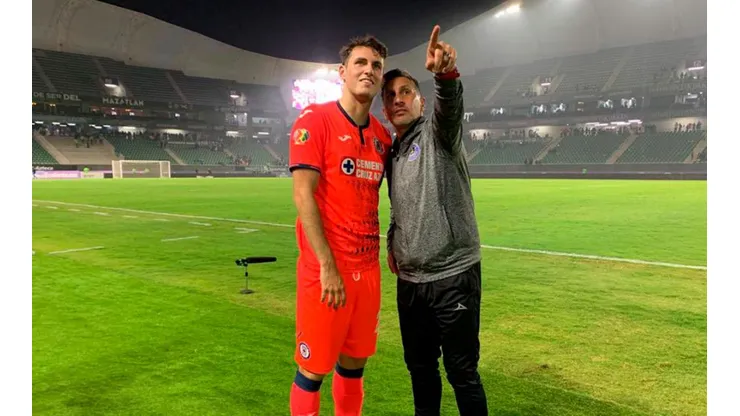 Santi y Chaco Giménez se enfrentaron por primera vez con el Cruz Azul vs. Mazatlán.