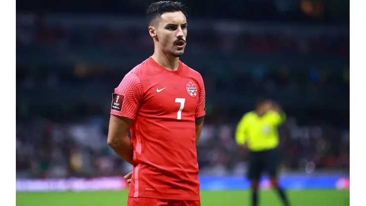 Durante el México vs Canadá de las Eliminatorias Qatar 2022