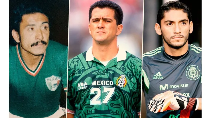 Javier Guzmán, Carlos Hermosillo y Jesús Corona, tres jugadores mundialistas de Cruz Azul.