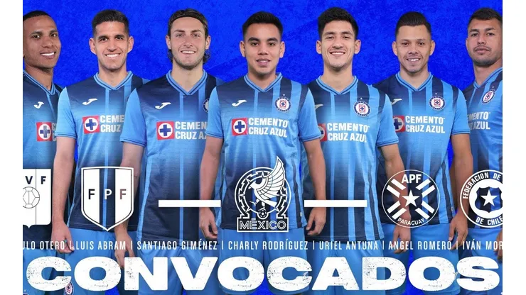 Cruz Azul tiene siete convocados para la Fecha FIFA.