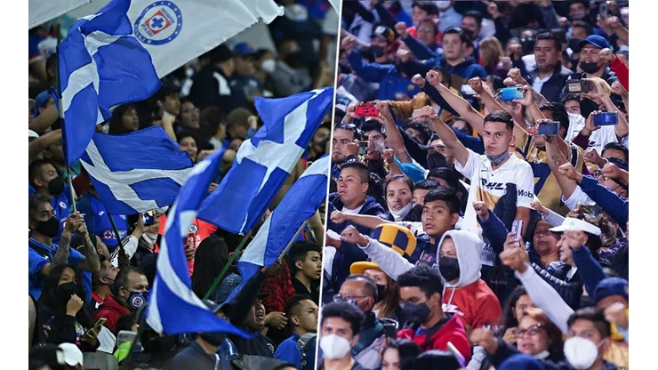La Sangre Azul de Cruz Azul y la Rebel de Pumas estarán presentes en el Estadio Azteca.