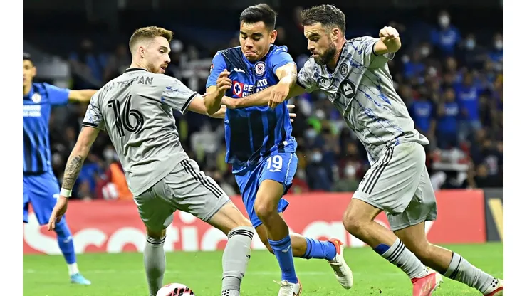 La Máquina y el Impact desde la cancha del Azteca.