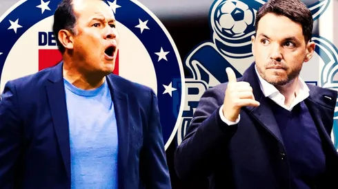 Juan Reynoso se enfrenta con Cruz Azul a Nicolás Larcamón en Puebla.