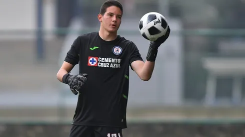 El joven arquero, canterano del Azul.