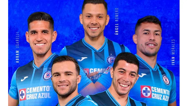 Christian Tabó, Ángel Romero e Iván Morales se preparan para debutar con Cruz Azul.