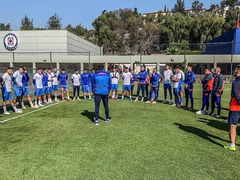 Así fue el primer entrenamiento de Morales y Romero en Cruz Azul