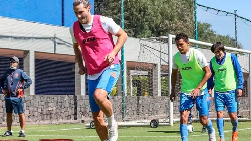 Cruz Azul regresó a los entrenamientos en La Noria.