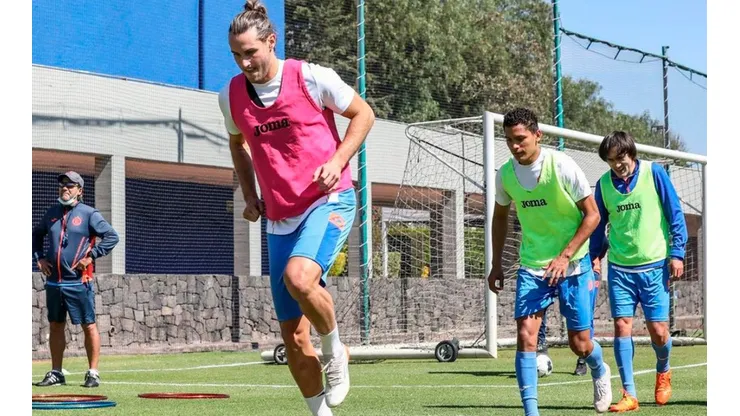 Cruz Azul regresó a los entrenamientos en La Noria.