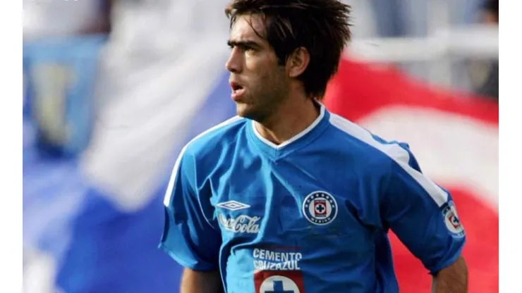 César Delgado en su paso por Cruz Azul.