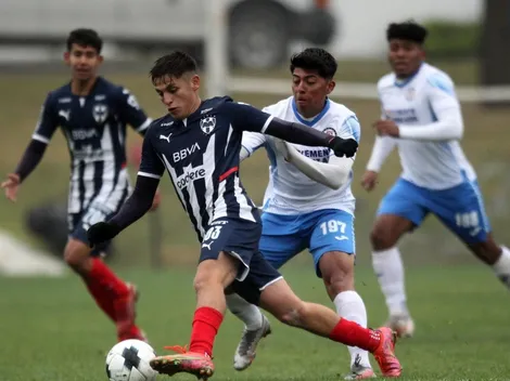 Monterrey le empató sobre el final a Cruz Azul en el Sub-20