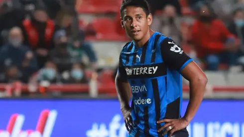 Luis Romo en su debut con Monterrey.