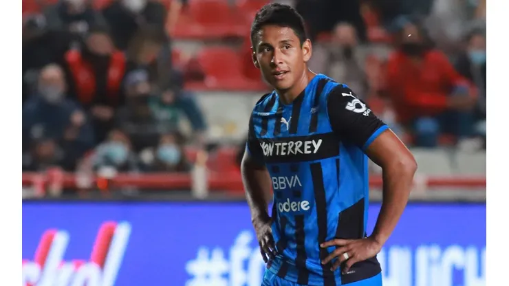 Luis Romo en su debut con Monterrey.