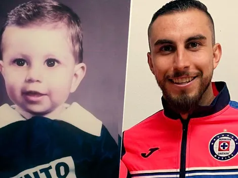 Celeste desde la cuna: La foto que comprueba que Mayorga siempre ha amado a Cruz Azul