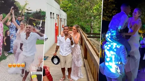 Rómulo Otero se casó en Brasil.