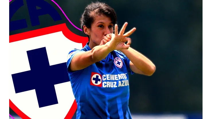 Karime Abud, delantera y referente de Cruz Azul femenil.