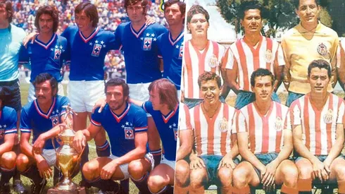 Cruz Azul y Chivas en sus mejores épocas.
