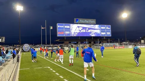 Cruz Azul jugó amistoso ante San José en el PayPal Park.