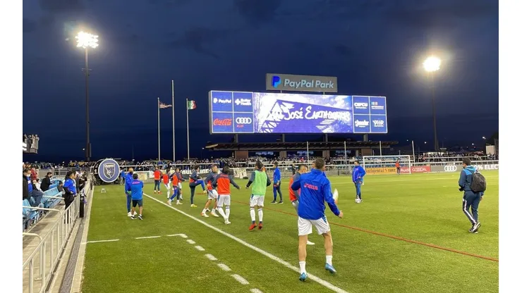 Cruz Azul jugó amistoso ante San José en el PayPal Park.