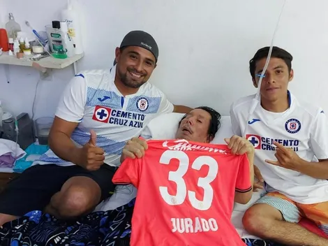 El hermoso gesto de Jurado con un aficionado de Cruz Azul