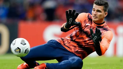 Sebastián Jurado atajó con la categoría Sub-20 de Cruz Azul.