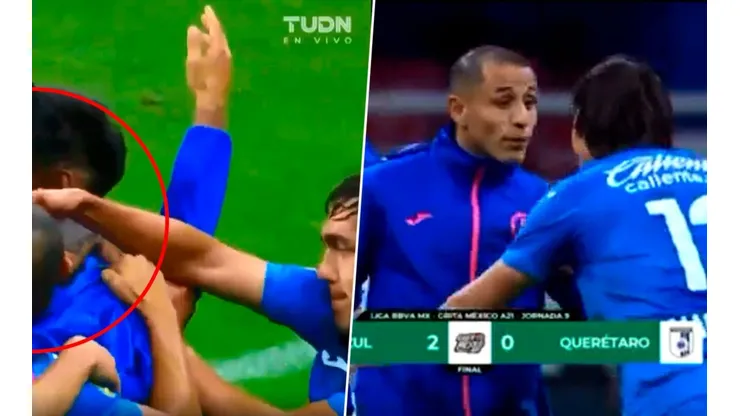 Yoshimar Yotún encaró al 'Shaggy' Martínez al finalizar el partido vs. Gallos.