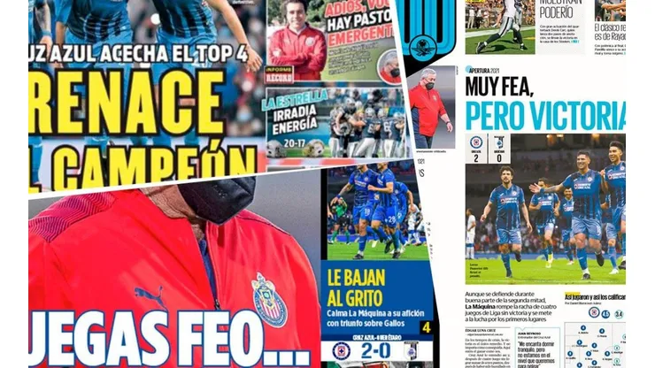 Cruz Azul volvió a la senda del triunfo