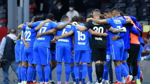 Cruz Azul en el partido ante el Querétaro
