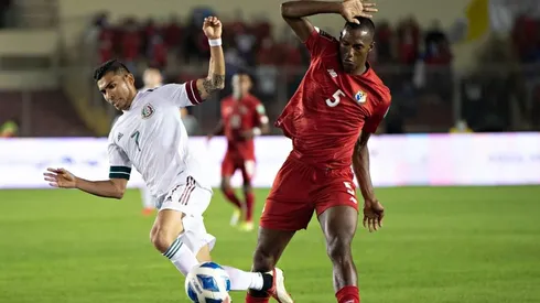 Orbelin Pineda en el partido ante Panamá