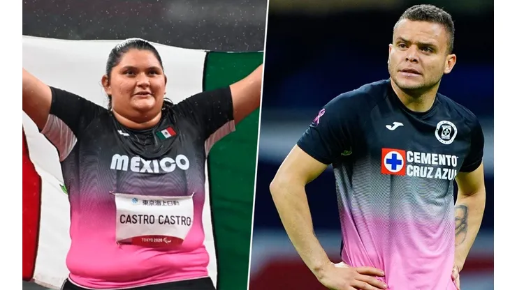 Rosa Carolina Castro lució en Paralímpicos una camiseta Joma idéntica a la de Cruz Azul.