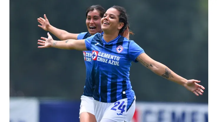 Michelle Montero anotó su primer gol como jugadora de Cruz Azul.
