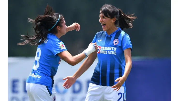 Karime Abud anotó el gol de la ventaja a Cruz Azul 1-0 ante San Luis.