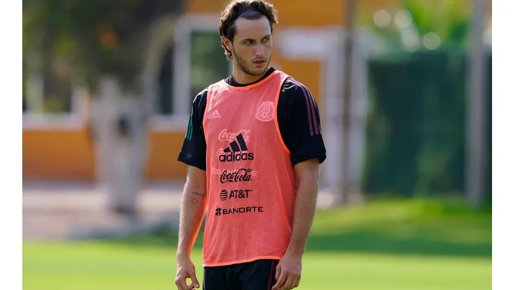 Santiago Giménez en su convocatoria a Selección.