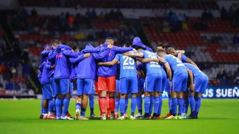 Cruz Azul en el duelo ante el Pachuca