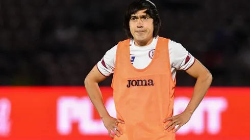 El Shaggy Martínez en un partido con Cruz Azul