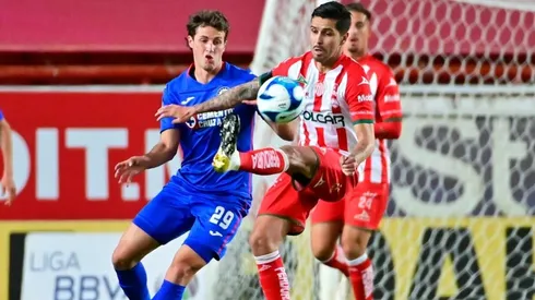 Cruz Azul en el duelo ante el Necaxa en el Guardianes 2021