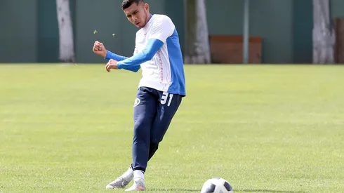 Pineda volvió a entrenar con Cruz Azul.
