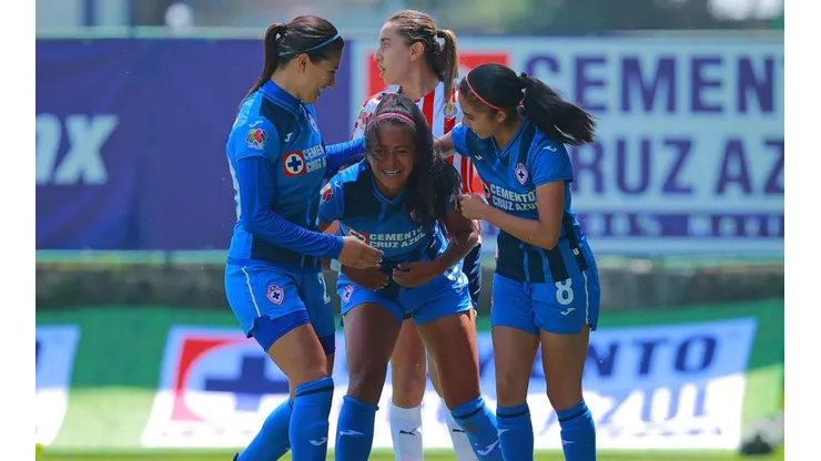 Magaly Cortés fue la autora del único gol de Cruz Azul.