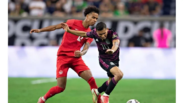 Orbelin Pineda con la Selección