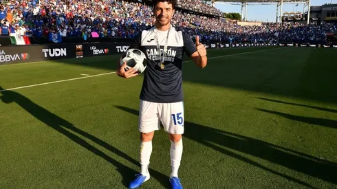 Ignacio Rivero al final del Campeón de Campeones