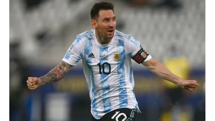 Lionel Messi en un partido de la Copa América