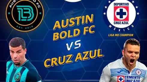 Cruz Azul enfrenta a Austin Bold FC en su tercer partido de pretemporada.