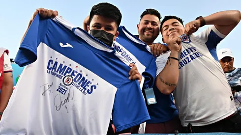 Aficionados de Cruz Azul en Estados Unidos.